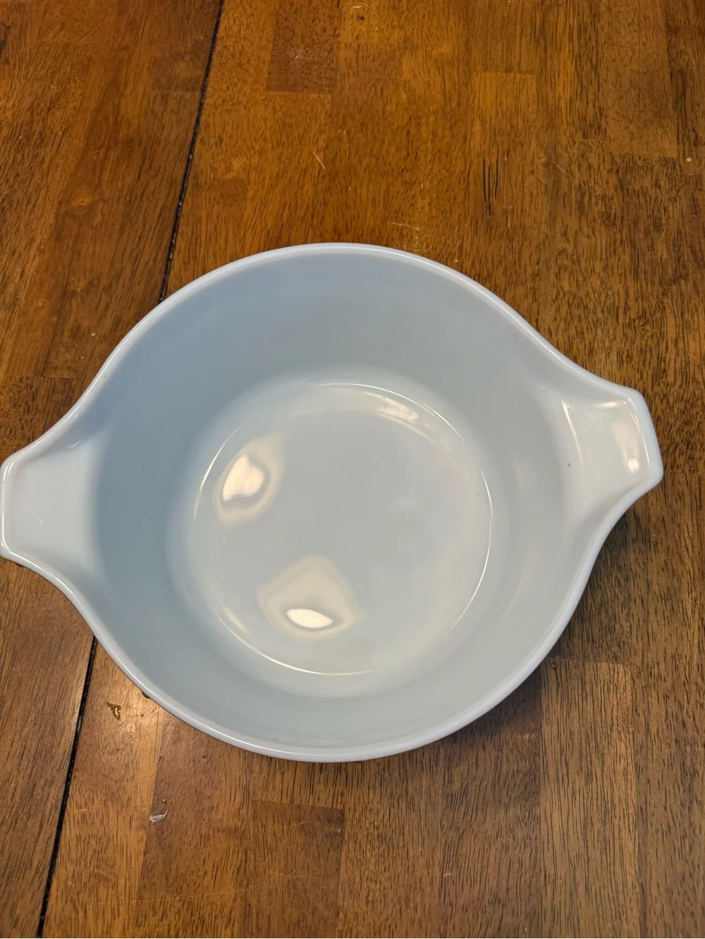 Pyrex Vintage-style Brown Floral Casserole Dish - White Interior